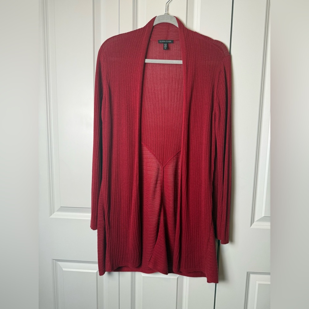 Eileen Fisher Silk/cotton blend cardigan